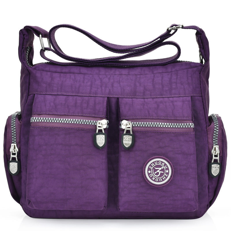 Modern casual nylon everyday bag for women, ideal for shopping, commuting, and travel.