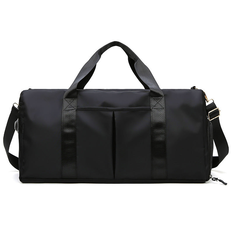 Carry-on size waterproof duffel bag perfect for business trips, weekend getaways, and sports.