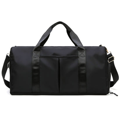 Carry-on size waterproof duffel bag perfect for business trips, weekend getaways, and sports.