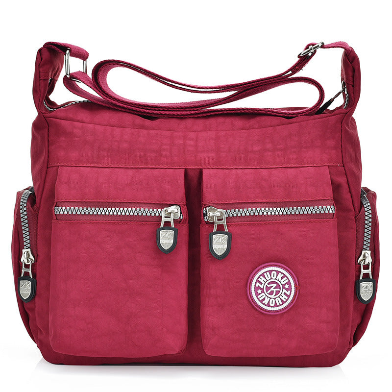Casual fashion nylon messenger bag for women with a sleek and versatile everyday style.
